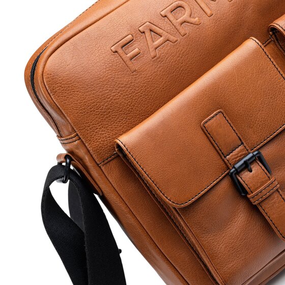 Farmhood Memphis Briefcase Messenger Skórzany 38 cm Komora na laptopa