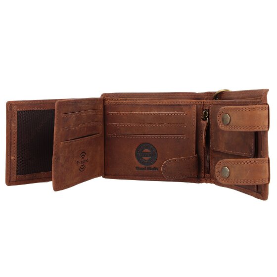 Greenland Nature Montenegro Portfel Ochrona RFID Skóra 12 cm
