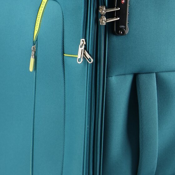 American Tourister Nitestream 4 kółka Zestaw walizek 3-części z plisą rozprężną