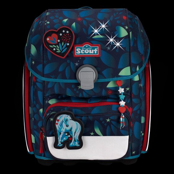 Scout Genius LED zestaw tornistra szkolnego 4szt.