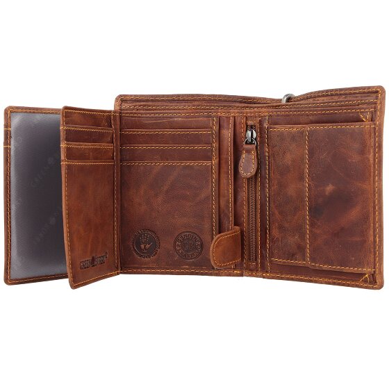 Greenburry Rebel Rider Biker Wallet Leather 11 cm