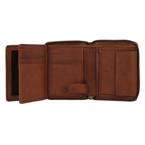 Greenburry Colombiana Portfel Ochrona RFID Skórzany 10.5 cm