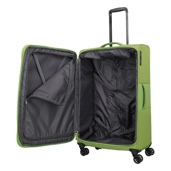Travelite Corsiica 4 kółka Walizka L 77 cm z plisą rozprężną