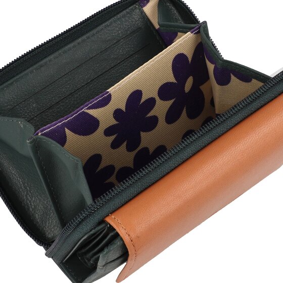 Greenburry Nappa Portfel Ochrona RFID Skórzany 14 cm