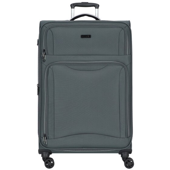 d&n Travel Line 9204 4 kółka Walizka L 76 cm z plisą rozprężną