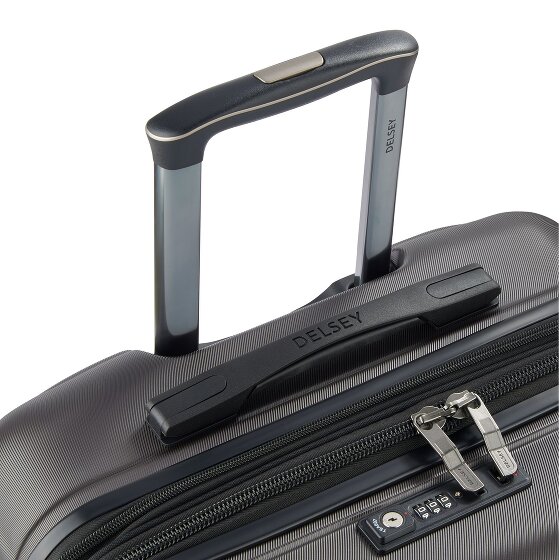 Delsey Paris Meteor 4 kółka Zestaw walizek 3-części z plisą rozprężną