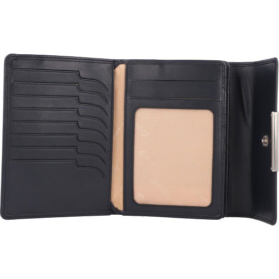 Esquire Skórzany portfel Helena RFID 14 cm