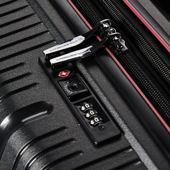 Polestream Paris 4 kółka Zestaw walizek 3-części z plisą rozprężną