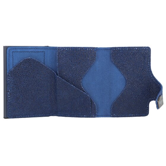 Tru Virtu Etui na karty kredytowe Click & Slide Portfel RFID Skóra 6,5 cm