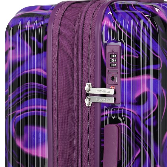 Travelite Lascana Edition 4 kółka Walizka M 65 cm z plisą rozprężną