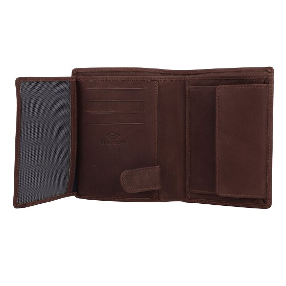 Jack Kinsky Aruba Portfel Ochrona RFID Skórzany 12.5 cm