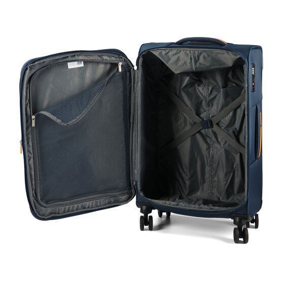 American Tourister Aktivus 4 kółka Zestaw walizek 3-części z funkcją poszerzenia