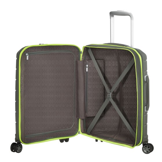 Samsonite Flux 4 kółka Walizka kabinowy 55 cm z plisą rozprężną