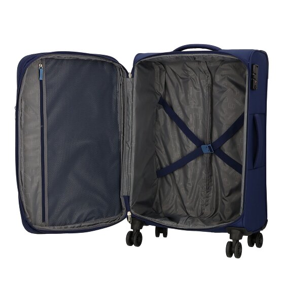 American Tourister Star Max 4 kółka Zestaw walizek 3-części z plisą rozprężną