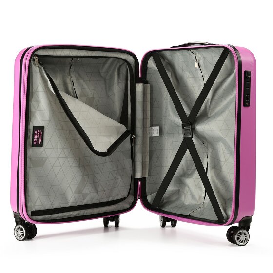 Gabol Future Plus 4 kółka Walizka kabinowy 55 cm z plisą rozprężną