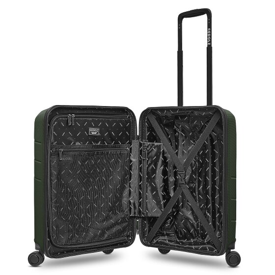 Redolz Essentials 17 4-kołowy wózek kabinowy 55 cm z miękką kieszenią na laptopa