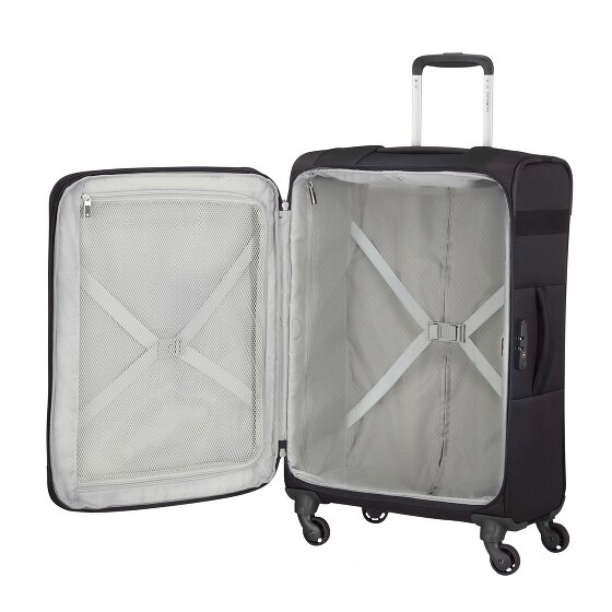 Samsonite Citybeat 4 kółka Walizka 66 cm z funkcją poszerzenia