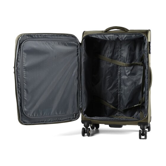 d&n Travel Line 9704 4 kółka Walizka M 68 cm z plisą rozprężną