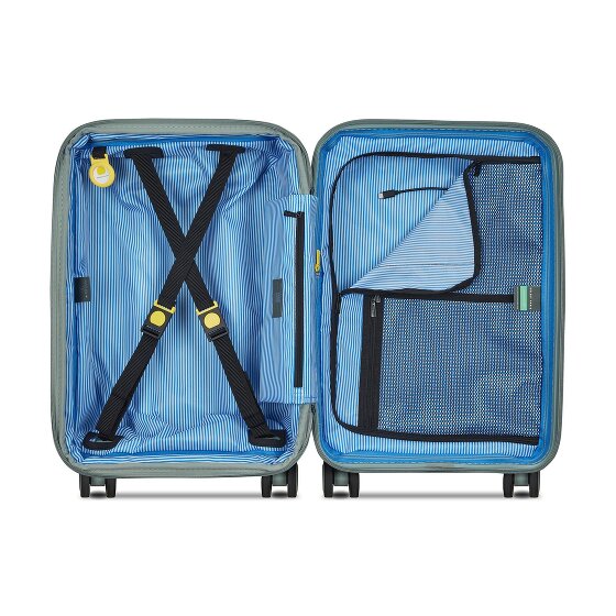 Delsey Paris Lutece 4 kółka Walizka kabinowa 55 cm z funkcją poszerzenia