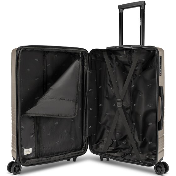 camel active Hanoi 4 kółka Zestaw walizek 3-części z plisą rozprężną