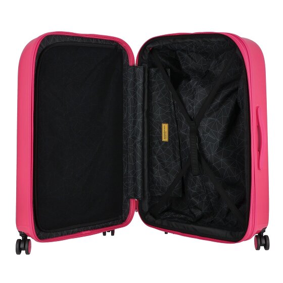 Mandarina Duck Logoduck + Metal 4 kółka Walizka L 75 cm z plisą rozprężną