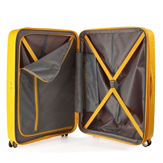 American Tourister Soundbox 4 kółka Walizka 80 cm z plisą rozprężną