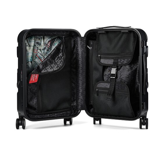 Sprayground Gold Brick Luxe 4 kółka Walizka kabinowy 52 cm