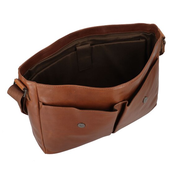 Greenburry Vintage Briefcase Messenger Skórzany 40 cm Komora na laptopa