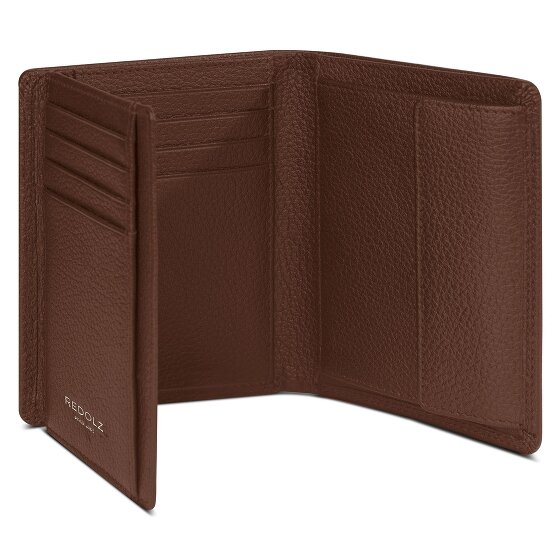 Redolz Portfel Leather Essentials HF z ochroną RFID, z skóry, 9,5 cm, rozkładany