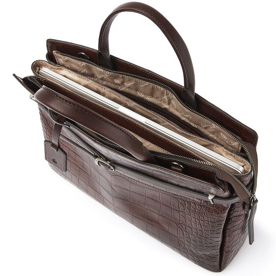 Castelijn & Beerens Shopper Bag Skórzany 39 cm Komora na laptopa