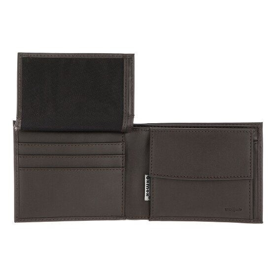 oxmox Leather Portfel Ochrona RFID Skóra 10 cm