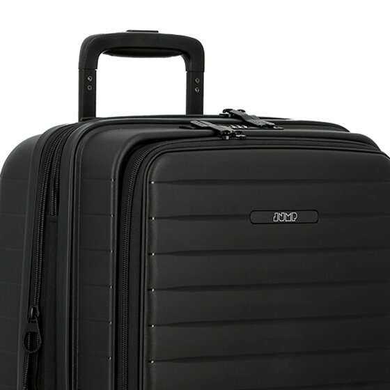 Jump Striper 4 kółka Walizka kabinowy 55 cm z plisą rozprężną