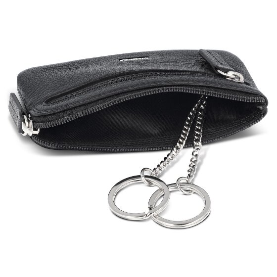 Redolz Leather Essentials Portfel z kluczem Skórzany 11.5 cm
