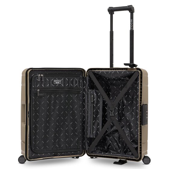 Redolz Essentials 15 – Walizka kabinowa na 4 kółkach, 55 cm, z zamkiem trzypunktowym