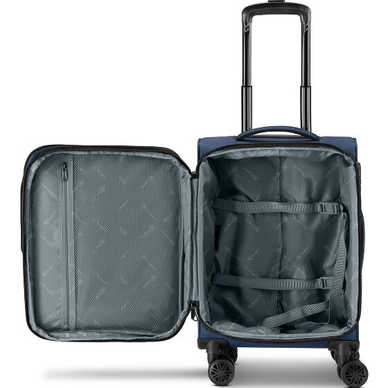 bugatti Valencia Soft 4 kółka Walizka kabinowa S 55 cm z funkcją poszerzenia