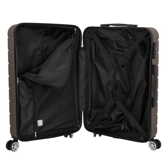 Nowi Bergamo 4 kółka Zestaw walizek 2-części