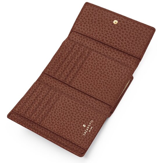 Lazarotti Portfel Bologna Leather XL z kieszenią zapinaną na zamek dookoła, Skóra, 14 cm