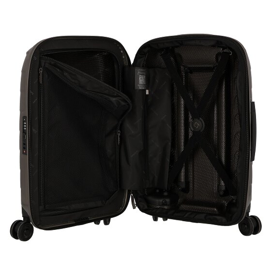 Samsonite Attrix 4 kółka Walizka kabinowy 55 cm z plisą rozprężną