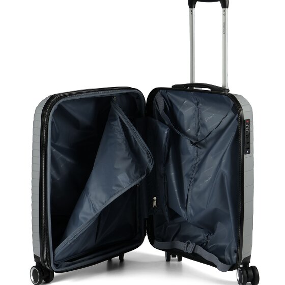 Benzi 5808 4 kółka Walizka kabinowy 55 cm z plisą rozprężną