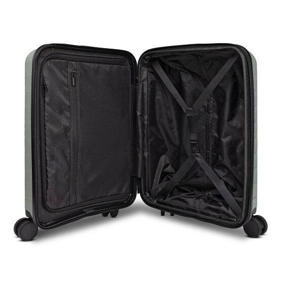 d&n Toronto 4 kółka Walizka kabinowy S 54 cm z plisą rozprężną