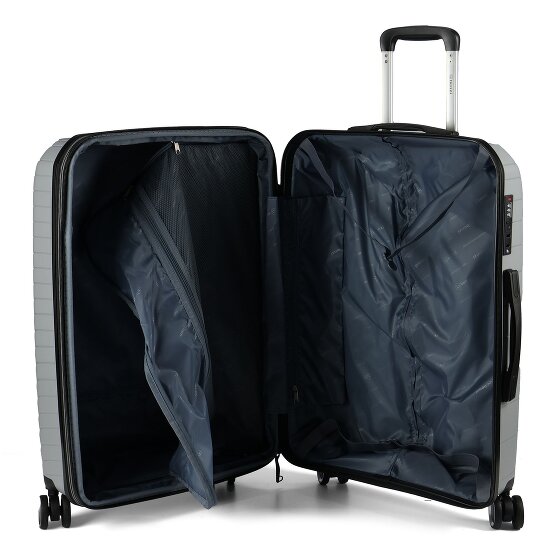 Benzi 5808 4 kółka Walizka 65 cm z plisą rozprężną