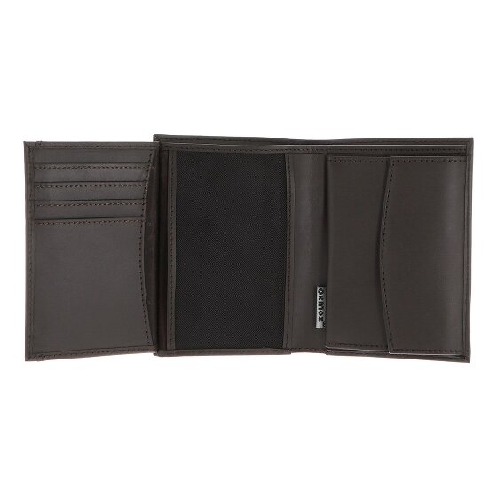 oxmox Leather Portfel Ochrona RFID Skóra 10 cm