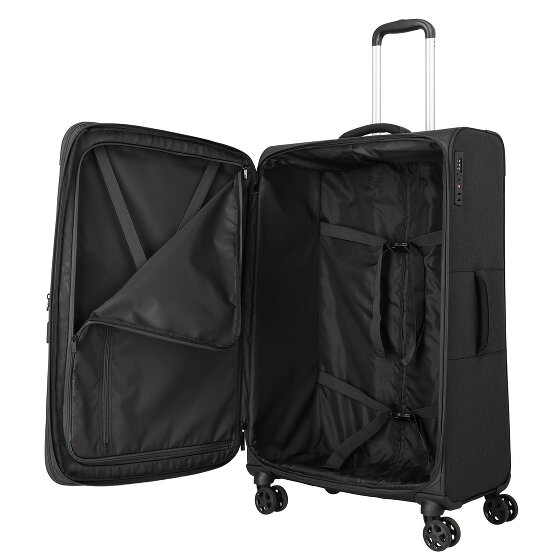 Travelite Kick Off 4 kółka Walizka L 78 cm z funkcją poszerzenia