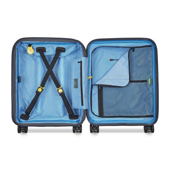 Delsey Paris Lutece 4 kółka Walizka kabinowa 55 cm z funkcją poszerzenia