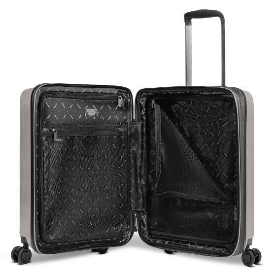 Redolz Essentials 14 4 kółka Walizka kabinowy S 55 cm Komora na laptopa z plisą rozprężną