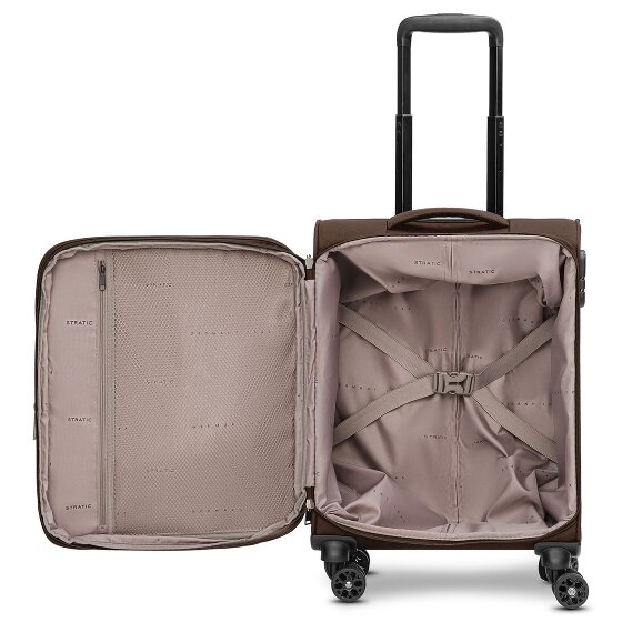 Stratic taska 4-kołowy wózek kabinowy S 55 cm z plisą poszerzającą