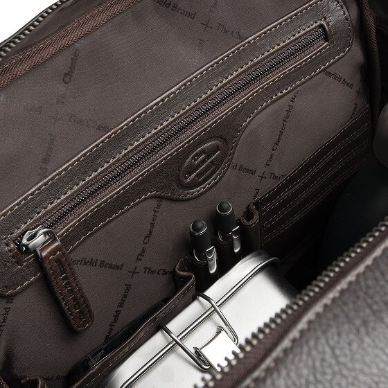 The Chesterfield Brand Marvello Plecak Skóra 40 cm Komora na laptopa