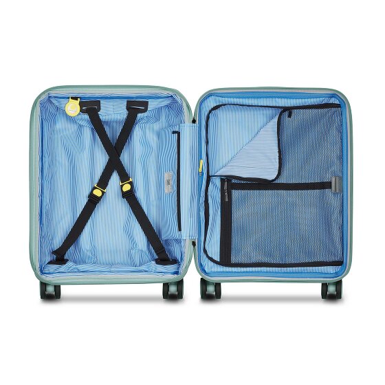 Delsey Paris Lutece 4 kółka Walizka kabinowa 55 cm z funkcją poszerzenia