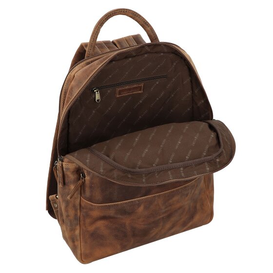 Greenburry Vintage Plecak Skórzany 43 cm Komora na laptopa