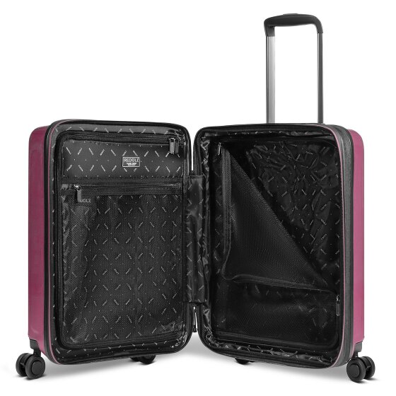 Redolz Essentials 14 4 kółka Walizka kabinowy S 55 cm Komora na laptopa z plisą rozprężną